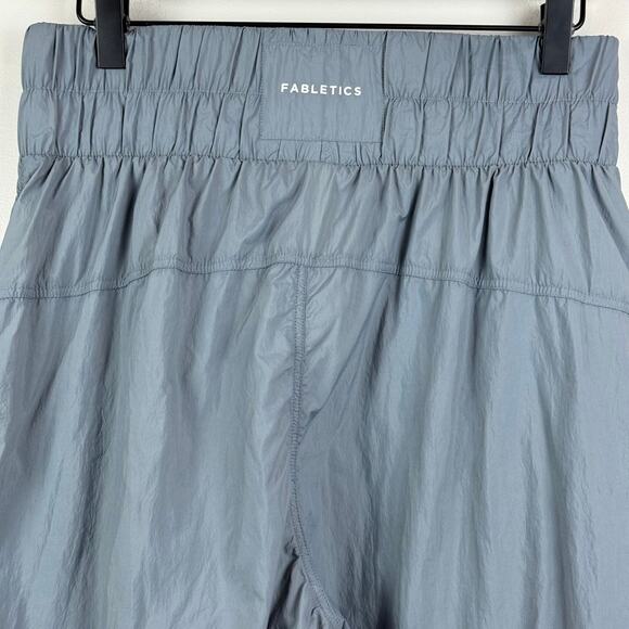 Fabletics Jogger Women's Medium Gray Ultra High-Waisted Piped Athleisure Active - Picture 6 of 9